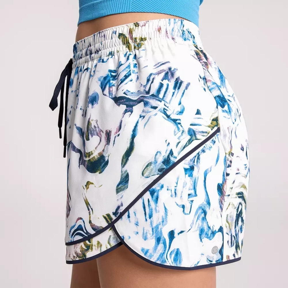 Calia High Rise Drawstring Step Up Shorts NWT Sz XXL 2X